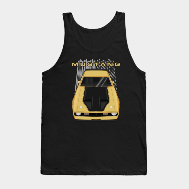 Mustang Mach 1 1971 to 1972 - Yellow Tank Top by V8social